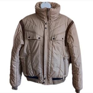 Obermeyer 70s 80s Quilted Gorpcore Bomber Jacket Coat Retro Vintage Winter